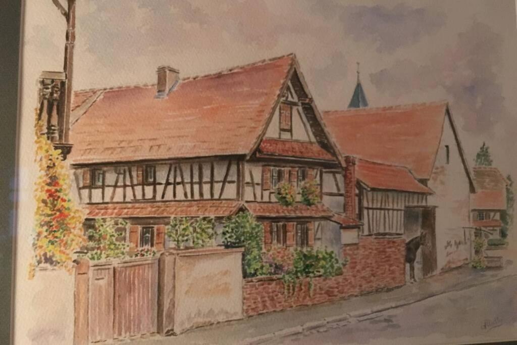 Gite Alsacien Eckwersheim 외부 사진